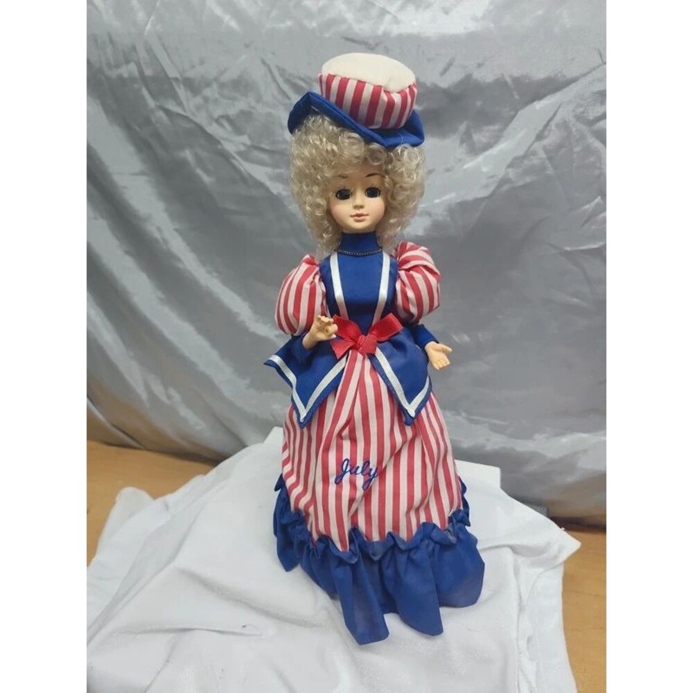 July star spangled banner music box bring doll